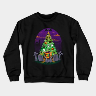 Halloween Is My Xmas Ugly Sweater by Tobe Fonseca Crewneck Sweatshirt